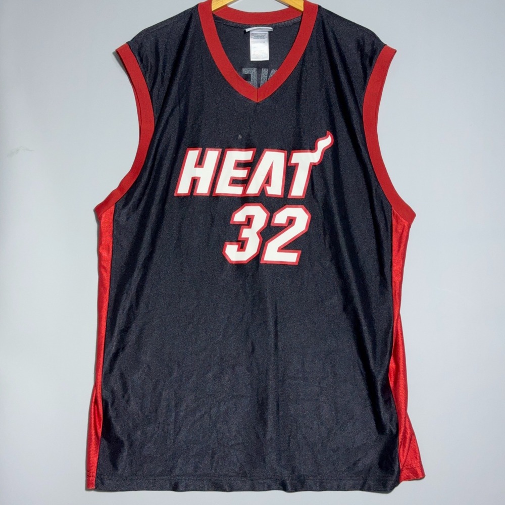 NBA‎ Miami Heat Shaquille ONeal Jersey Mens Size XL Y2K Black Sport Basketball